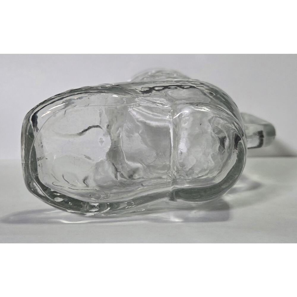 Vintage Clear Glass Cowboy Boot Mug Beer Stein Western Barware Novelty Cup 6" - Picture 4 of 8